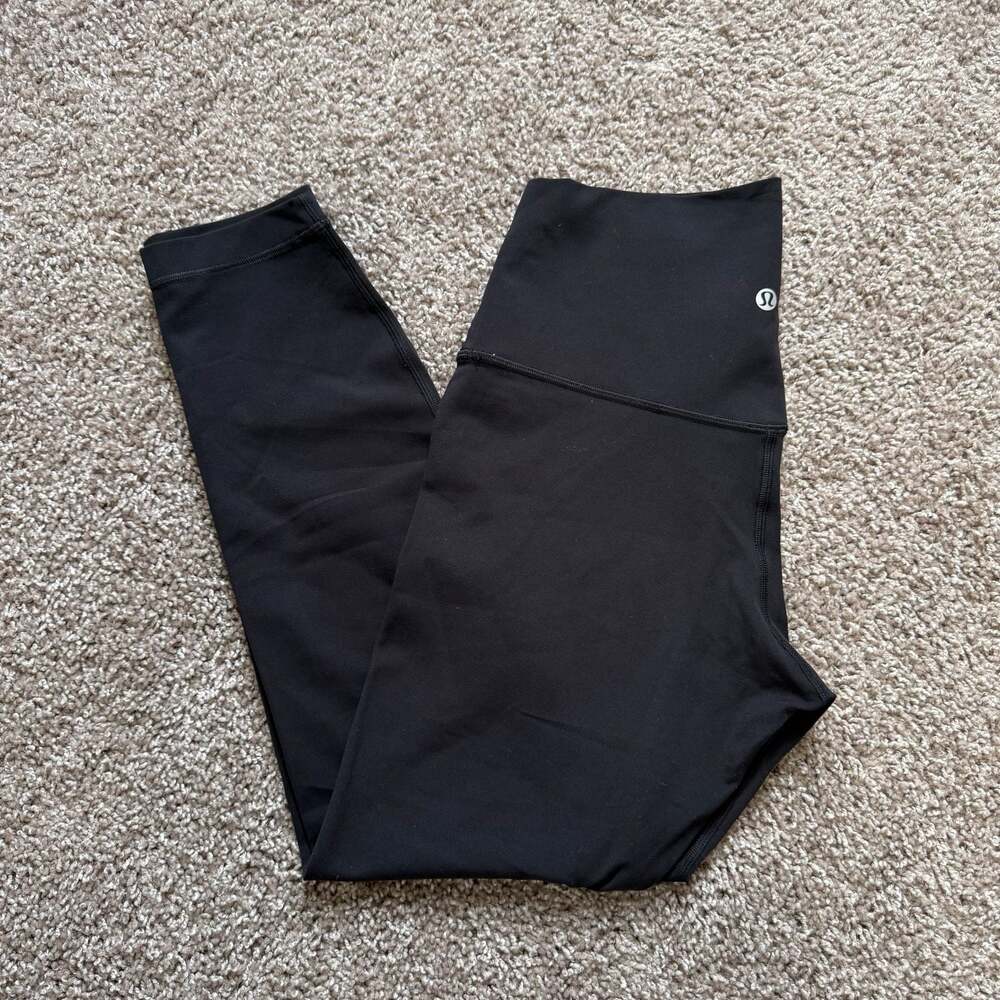 Lululemon Align High-Rise Pant 25" Black Size 8 Athleisure